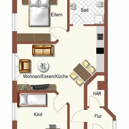 Haus Nordstern 1 * ゼーバート・ヘリングスドルフ